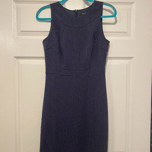 Blue small dot dress from JCrew